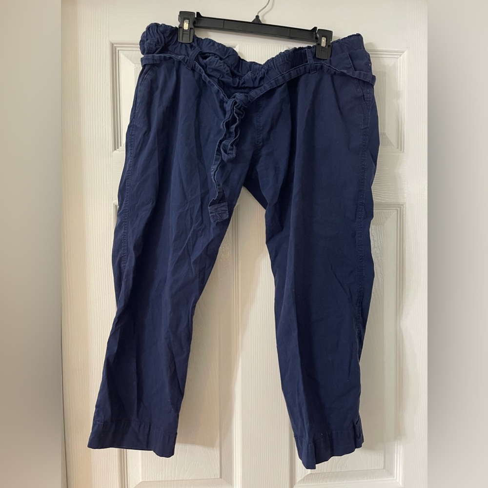 MOTHERHOOD MATERNITY XL Work Pants Navy